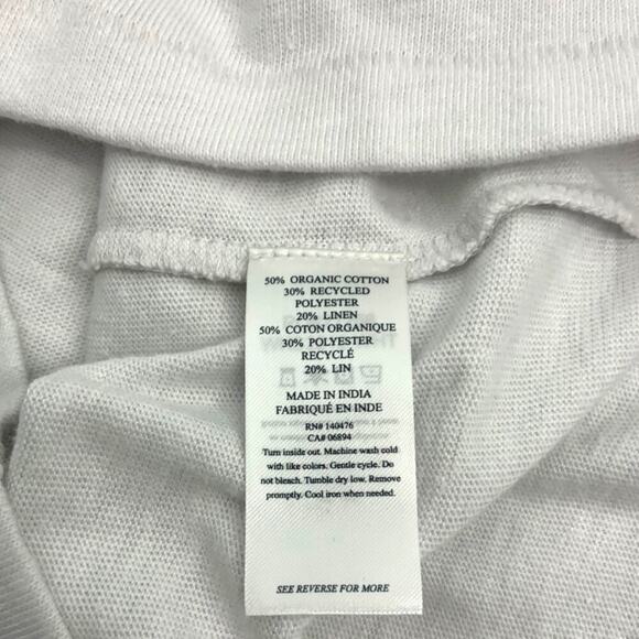 Faherty Whisper Organic Cotton Blend Tank White Size Medium NWT $68 MSRP - Picture 6 of 8